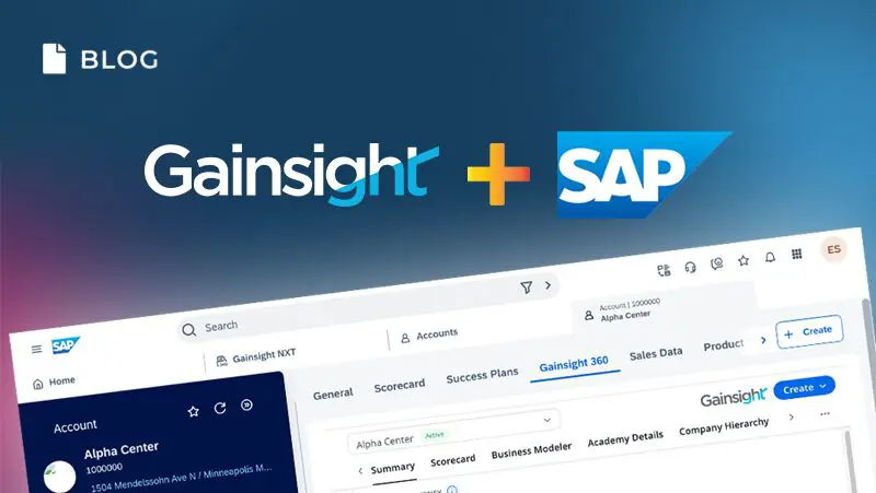 A New Era of Success: Gainsight Partners With SAP to Transform How Businesses Drive Retention and Growth thumbnail