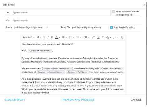 Exec Check-In Email Assist